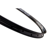 Race Face Arc mountain bike rim, tubeless-ready, 27.5 and 29-inch, heavy-duty alloy MTB wheel component with black finish.