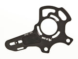 MRP chain device with two backplates for precise bike transmission control, showcasing the components and metal construction.