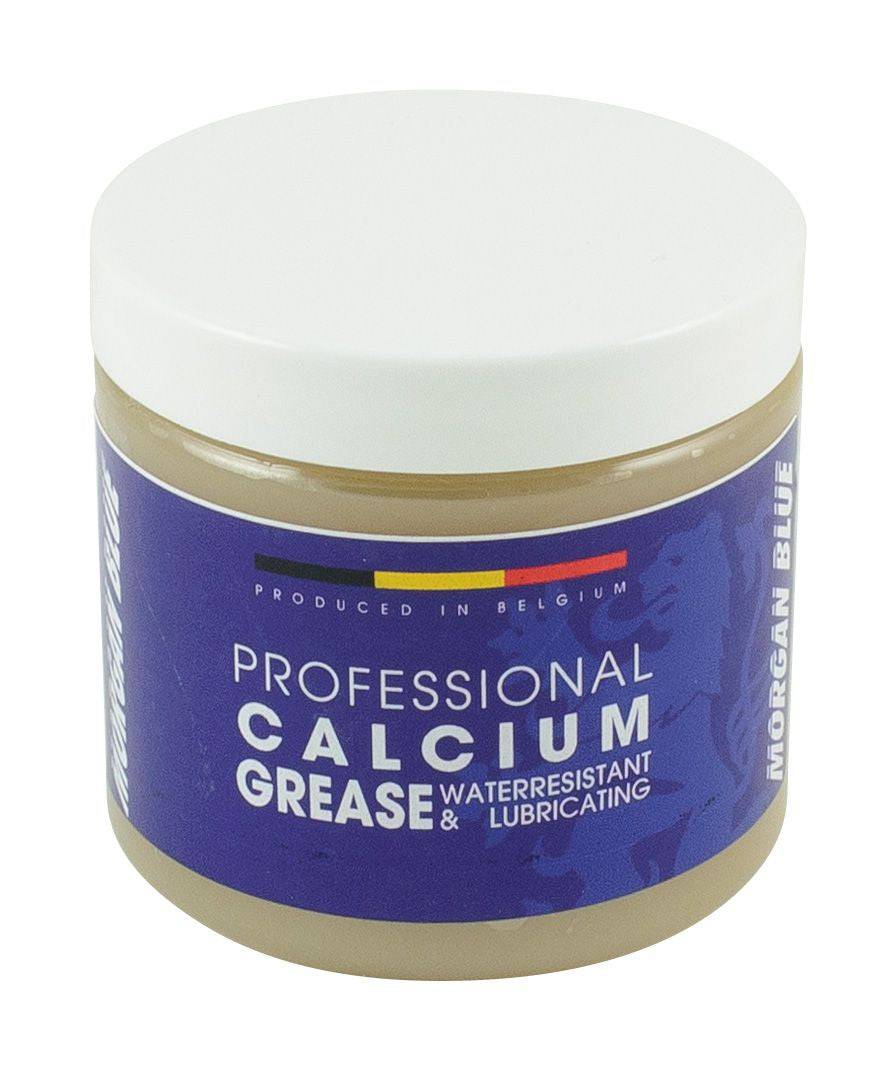 Morgan Blue Calcium Grease container for waterproof lubrication of bike bearings and parts, ideal for workshop use