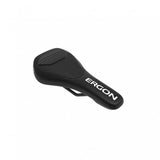 Ergon SM Downhill Comp saddle in black, ergonomic design with anti-slip surface and 360° padding for mountain biking.