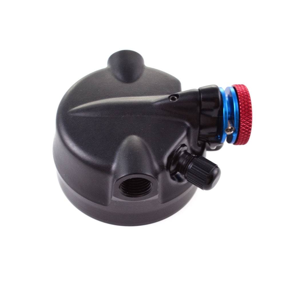 Fox Shock Float DPS remote down trunnion LV eyelet assembly for rear suspension upgrade, featuring components for Fox shocks.