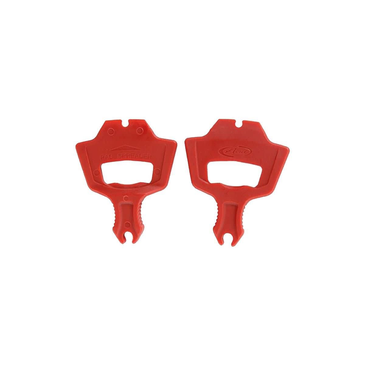 Avid SRAM disc brake pad spacers, 2.8mm, for Guide Trail and Code calipers, shown in a set of two, component image.
