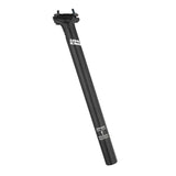 Race Face Ride seatpost for XC and trail bikes, featuring durable construction and a 2-bolt clamp for secure saddle attachment.