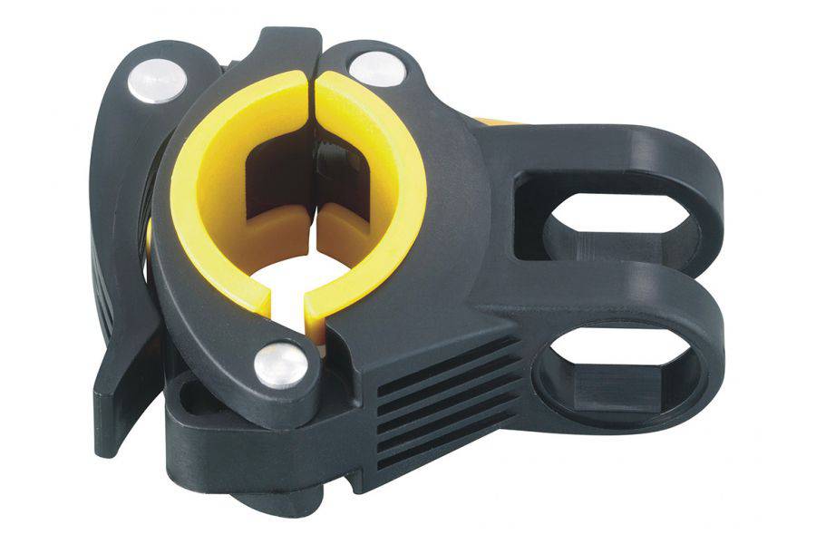 Topeak Fixer Set Defender M2 black mudguard mount for 25.4-34.9mm seatposts, bicycle accessories for bike protection.
