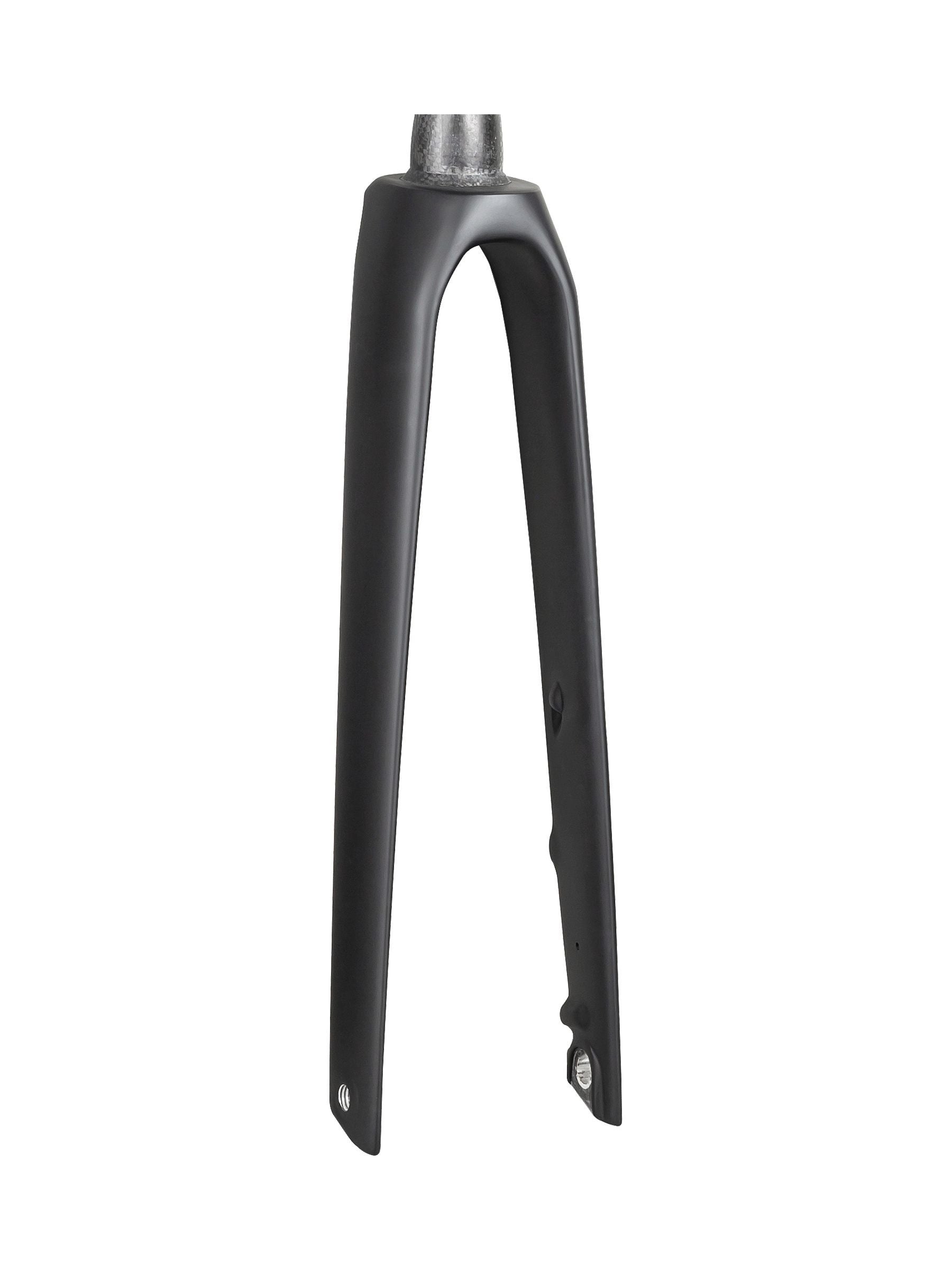 Trek Madone speed forks replacement for road bike, showcasing the lightweight aluminum component with precise steering features.