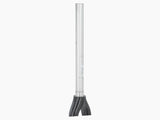Trek 720 Carbon Fork for Disc Brakes, black, 700c size, 321mm length, 45mm rake, component for road bikes