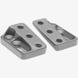 Pair of Profile Design Aerobar armrest pad wedges at 10 degrees for enhanced cycling comfort and ergonomic handlebar support.