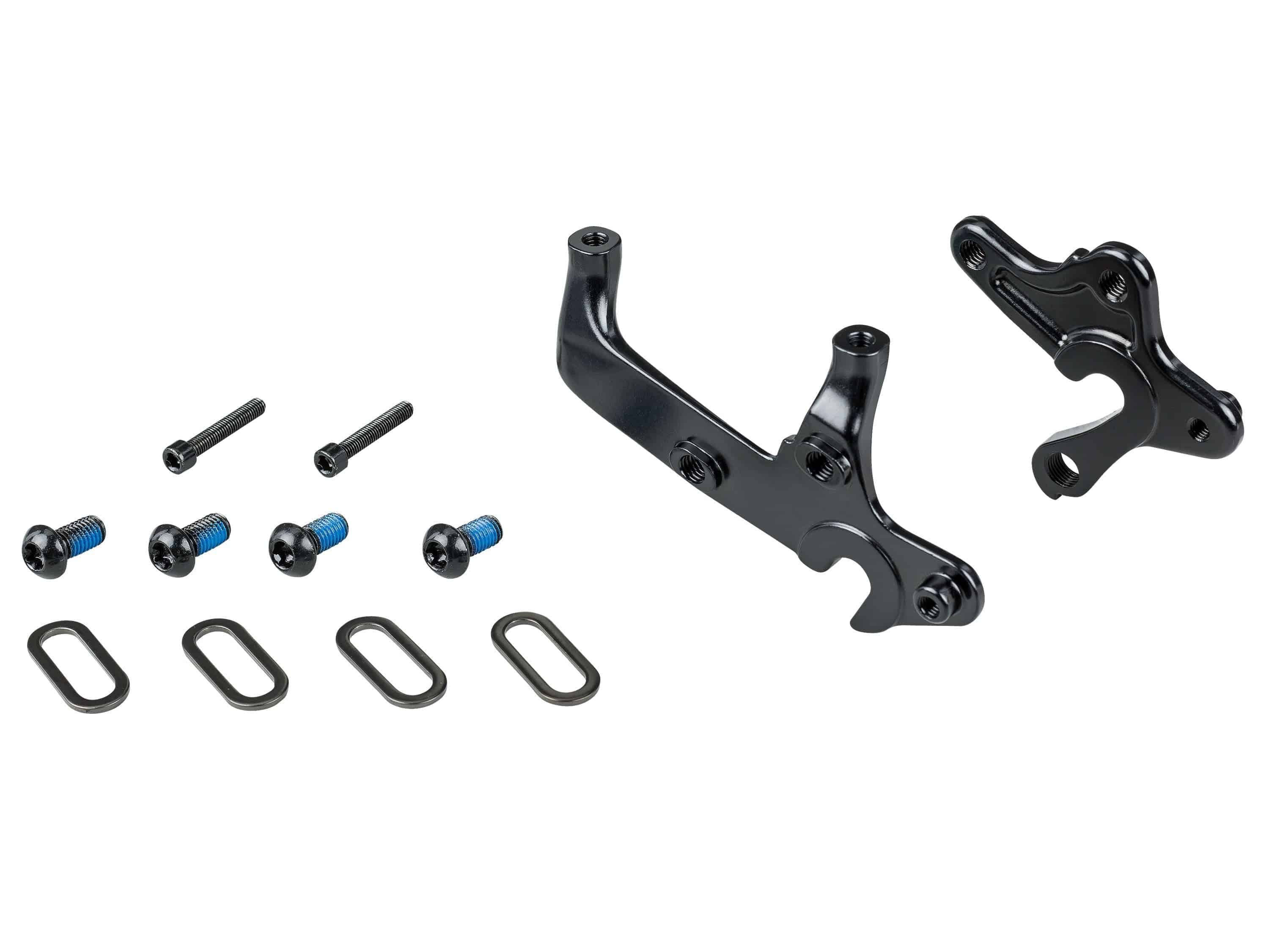 Trek Super Commuter+ and Diamant Zouma+ rear dropout kit in grey with 135mm quick release for bike components replacement.
