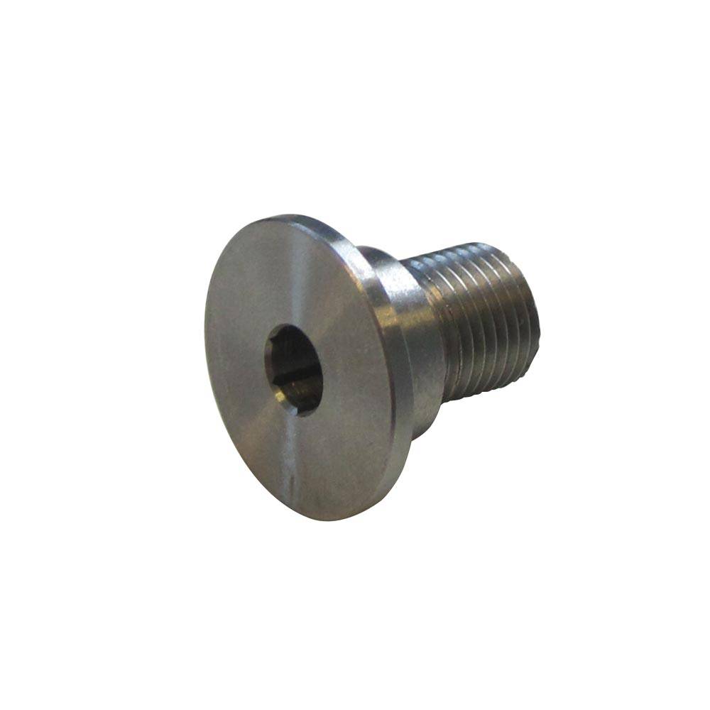 Rohloff Speedhub chain tensioner spare part for smooth drivetrain, showing a close-up of the component on a bicycle drivetrain.