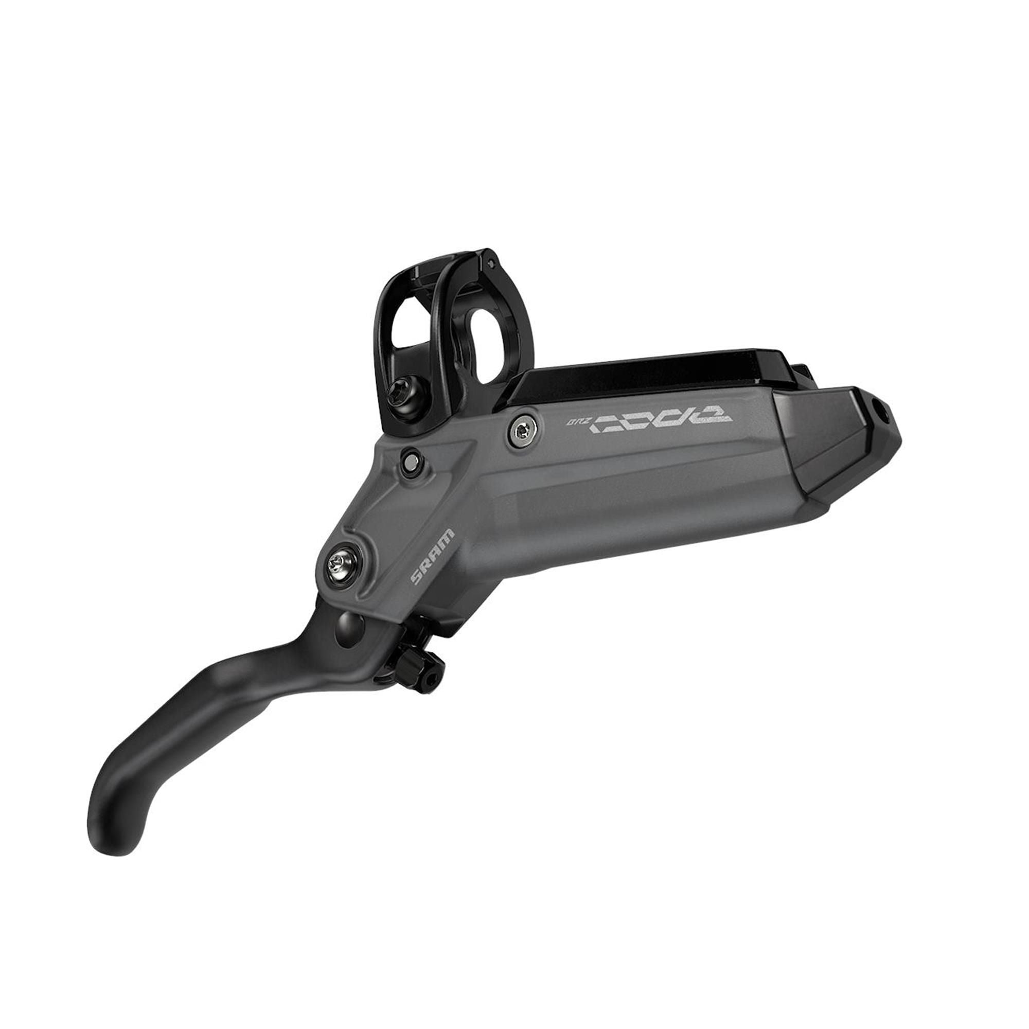 SRAM aluminum MTB brake lever with stainless hardware and tool-free reach adjustment, designed for mountain bike components.