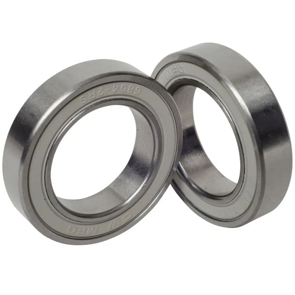 Stan's NoTubes sealed cartridge bearing kit #6804, 20x32x7mm chrome bearings, two-piece set for bicycle components.