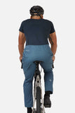 Rab Cinder Kinetic Long Pants in Orion Blue, durable outdoor trousers with adjustable waistband and functional design.