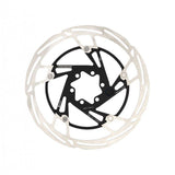 Jagwire Pro LR2-E 6-bolt disc brake rotor with E-bike speed sensor magnet mounted on bicycle wheel