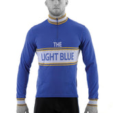 Light Blue Sport Classic Long Sleeve Merino Wool Jersey