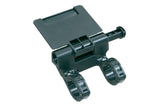 Topeak Fixer 9 QuickClick handlebar mount for tablets, black, designed for bike accessories and secure attachment.