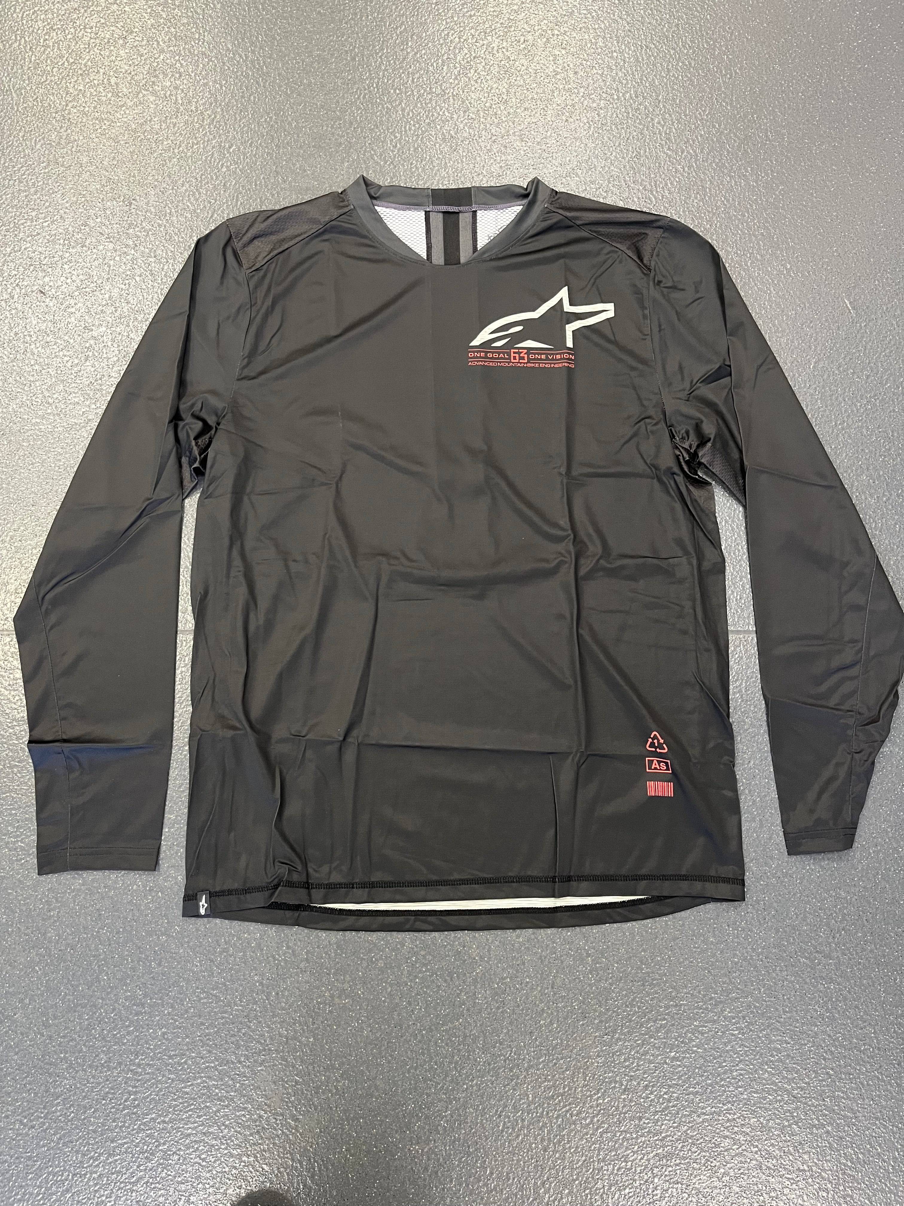 ALPINESTARS JERSEY - ALPS 6.0 LS JERSEY BLACK CORAL XL | Swinnerton Cycles