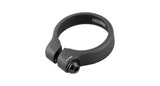 Black Bontrager Trek Slash 29 seatpost collar with 39.7mm clamp and bolt, designed for mountain bike components.