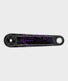 Race Face Next R 136mm carbon MTB crank arms with Cinch technology, showing lightweight, durable bike components.