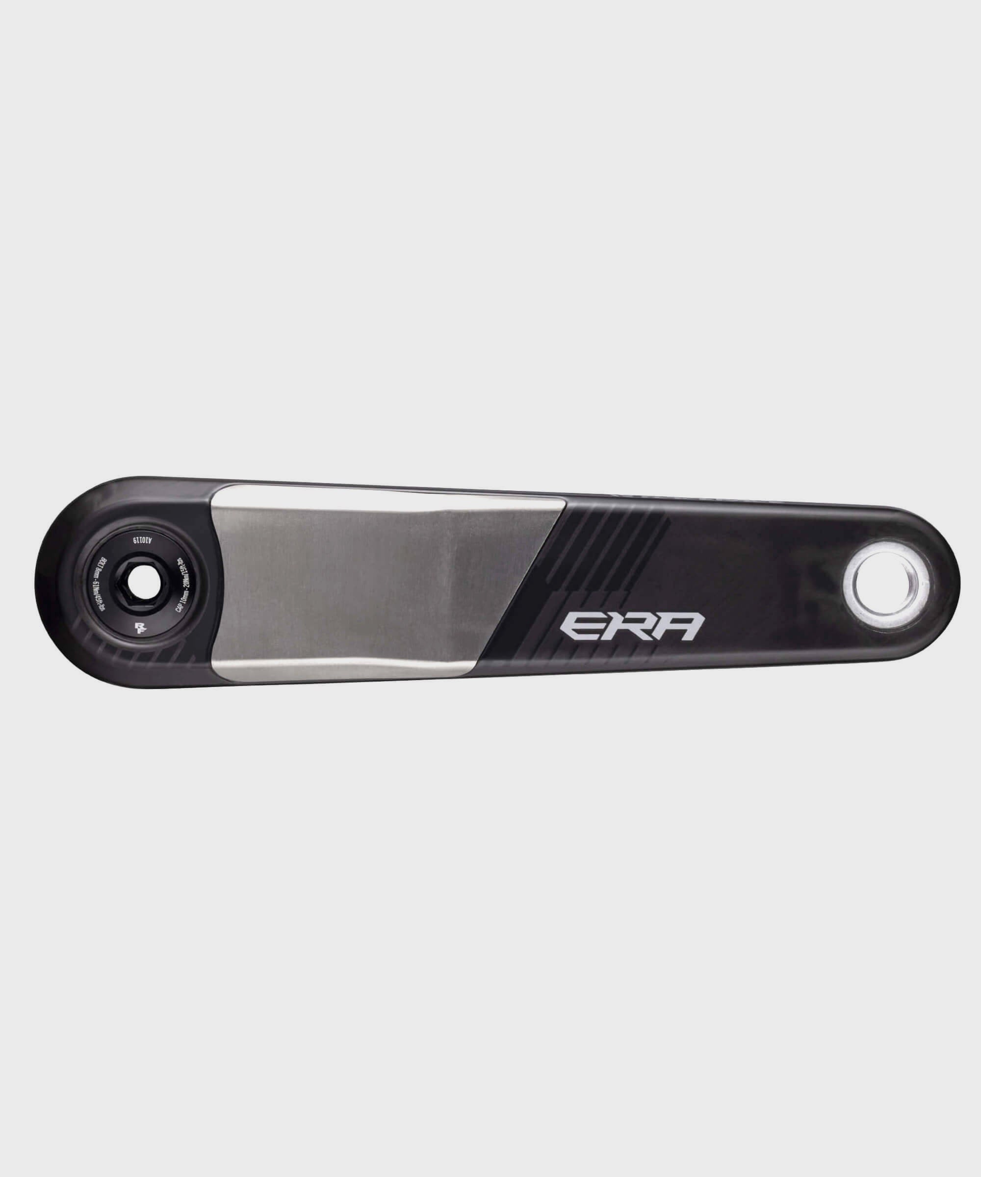 Race Face Era-E Carbon Crank Arms for Bosch Gen4 and TQ HPR50 eMTB motors, black lightweight e-bike component.