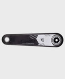 Race Face Era-E Carbon crank arms for Bosch Gen4 and TQ HPR50 eMTB motors, showing sleek black lightweight component design.