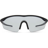 Madison Eyewear Shields matte black sunglasses with clear low-light lenses, stylish and protective eyewear for various lighting conditions