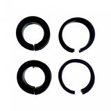 Black replacement rubber inserts for Kids Ride Shotgun 2.0 handlebar kids ride accessories, designed for secure grip and comfort.