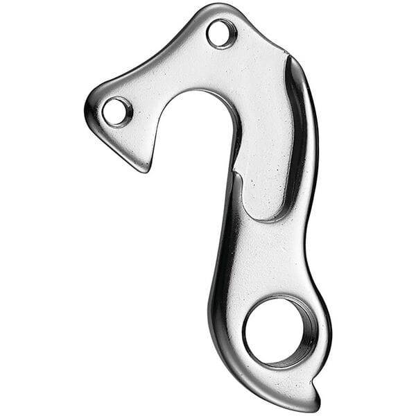 M Part durable bike gear hanger for various brands, close-up of replacement component with metal construction and mounting holes.