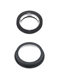 Black Trek Fuel EX 2023 fixed angle headset cups for 0-degree alignment, bike components replacement part.