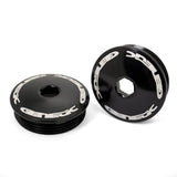 Genetic Heritage Crank Caps for bike axle protection, spare parts and accessories for bike components, durable and easy to install.