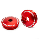 Genetic Heritage crank caps and bike axle protection components, spare parts for bike maintenance and axle protection.