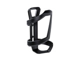 Trek right side load recycled water bottle cage attached to a bike, eco-friendly and durable bike accessory.