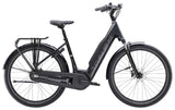 Trek District+ 3 Lowstep e-hybrid bike for urban commuting and light trails, featuring a step-through frame and electric assist system.