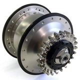 Rohloff Speedhub splined replacement sprocket carrier with lock ring for carbon drive sprockets, 55mm chainline, bike component.
