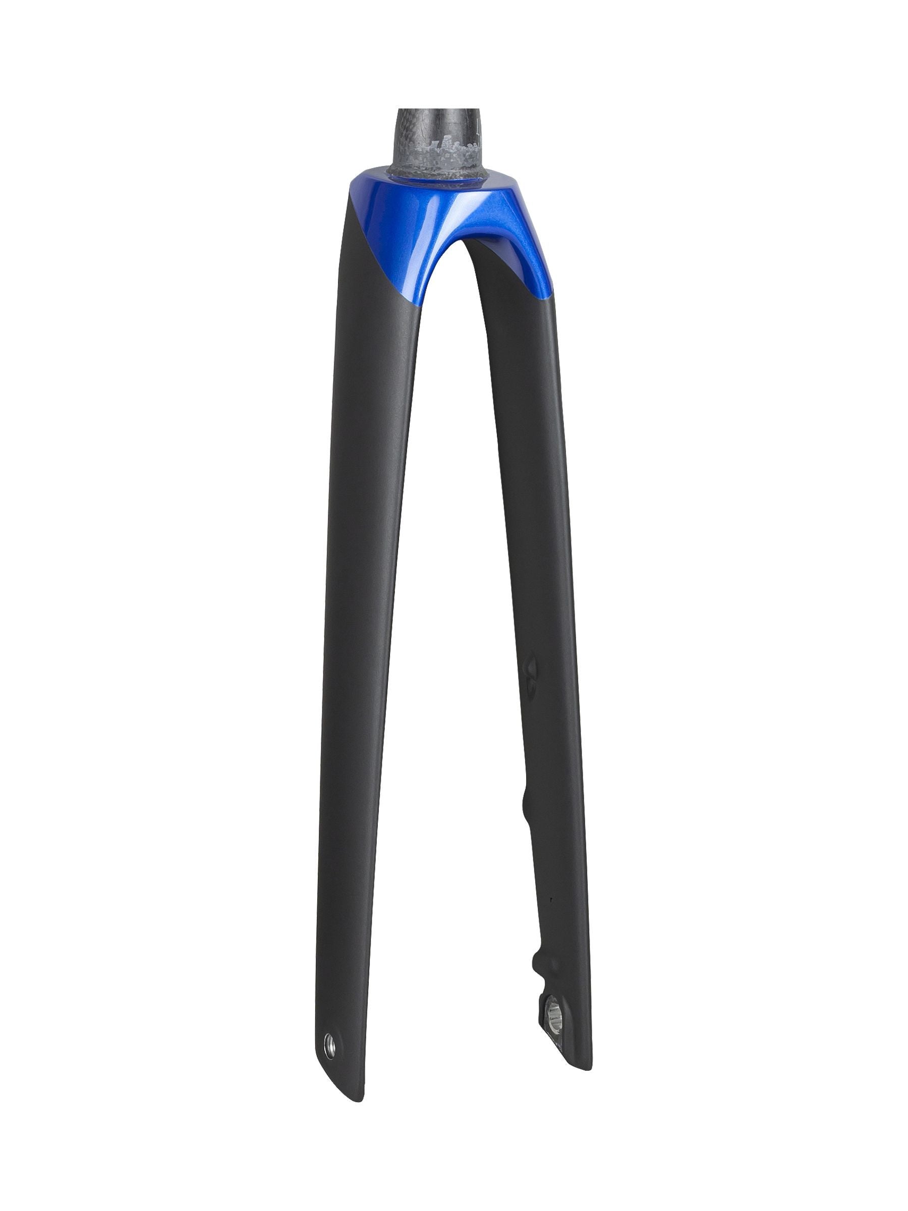 Trek Madone SL 2020 700C road bike fork showing lightweight carbon construction and sleek design for precise steering.
