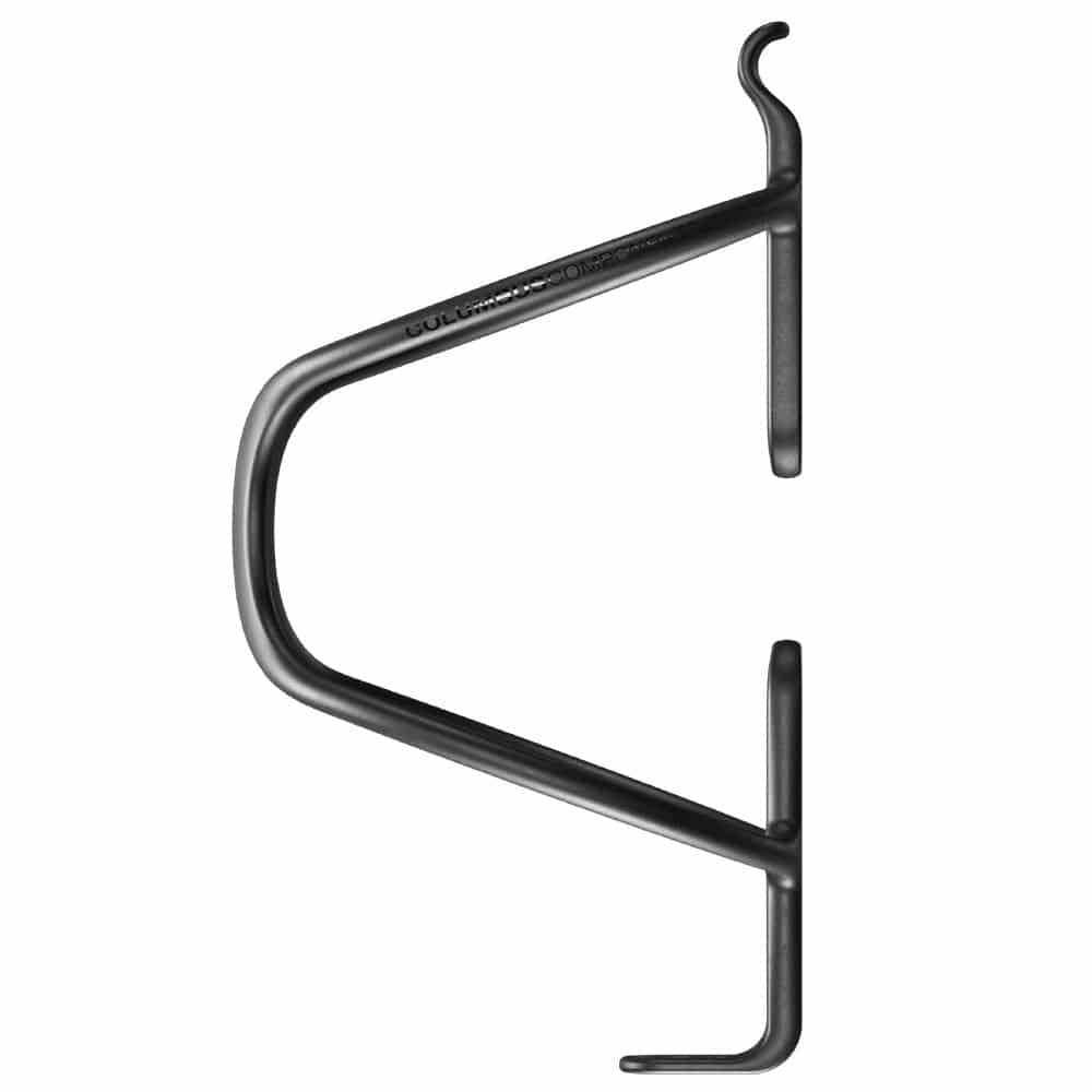 Columbus Trittico Carbon bottle cage with titanium bolts, adjustable bike accessory for secure hydration bottle mounting.