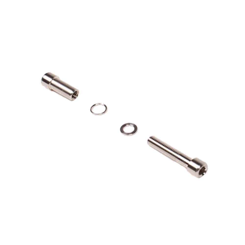 Cinelli XCR seatbolt for secure bike seatpost fixing and enhanced stability, shown in a close-up view of the component.