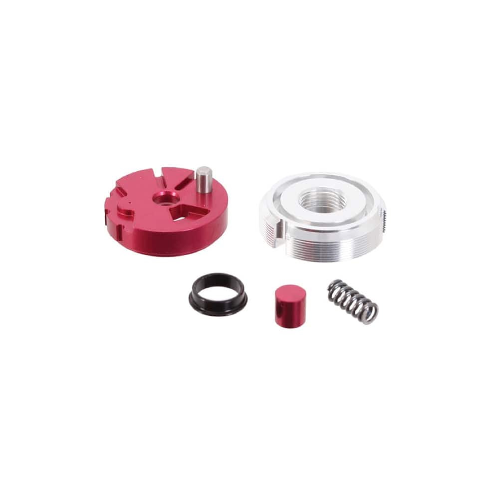Fox Shock Flow Divider Kit for P-S FIT CTD and CTD Remote Rear Shock components, showing the precise installation parts.