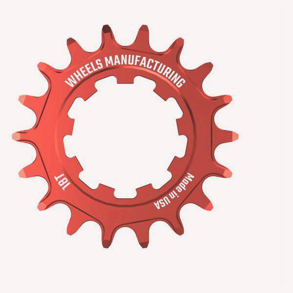 Wheels Manufacturing Solo-XD 7075 Aluminum cog for SRAM XD/XDR freehub, close-up view of the lightweight bike component.