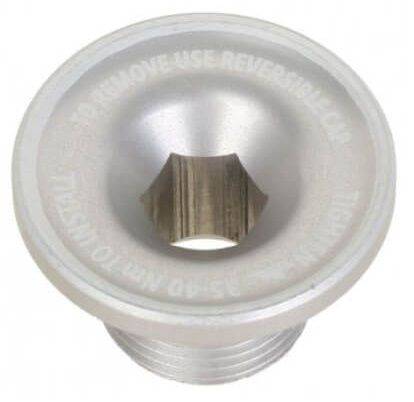ROTOR 3D+ 3D30 3Df Rex Driveside End Bolt Silver | Swinnerton Cycles