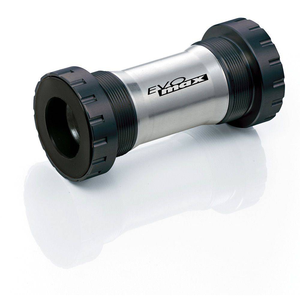 Miche Evo Max BSA bottom bracket cups with sealed bearings for smooth drivetrain, showing the metal components and bearing seats.