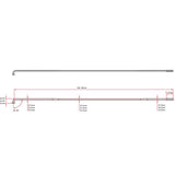 DT Swiss Competition Straight Pull 100 Spokes for bicycle wheels, high-strength cycling spokes with precise straight pull design.