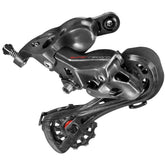Campagnolo Super Record 12-speed rear derailleur with 3D Embrace Technology, showcasing high-performance bicycle components.