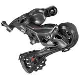 Campagnolo Super Record 12-speed rear derailleur with 3D Embrace Technology, showcasing high-performance bicycle components.