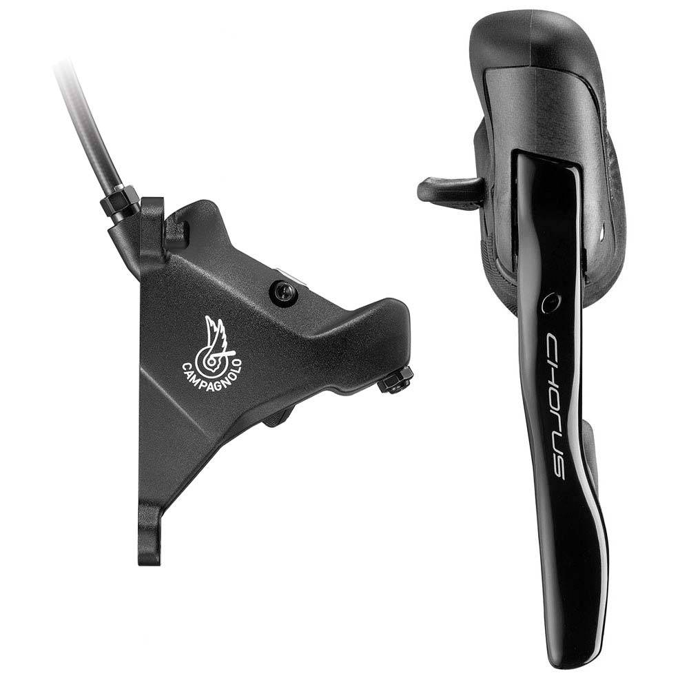 Campagnolo Chorus 12-speed hydraulic road shifters with ergonomic levers and flat mount calipers, bicycle component for road bikes.