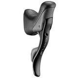 Campagnolo Chorus 12-speed hydraulic road shifters with ergonomics and flat mount calipers, mounted on a bike handlebar.