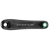 Campagnolo Chorus 12x Ultra-Torque road cycling chainset cranks with black finish and integrated chainring, component for high-performance bikes.