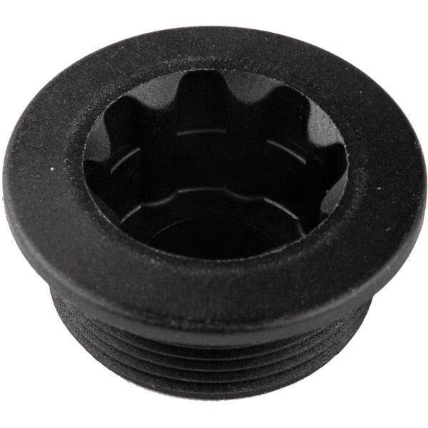 Shimano FC-T661 crank arm fixing bolt, genuine replacement bike component, with metal bolt and washer for secure attachment.