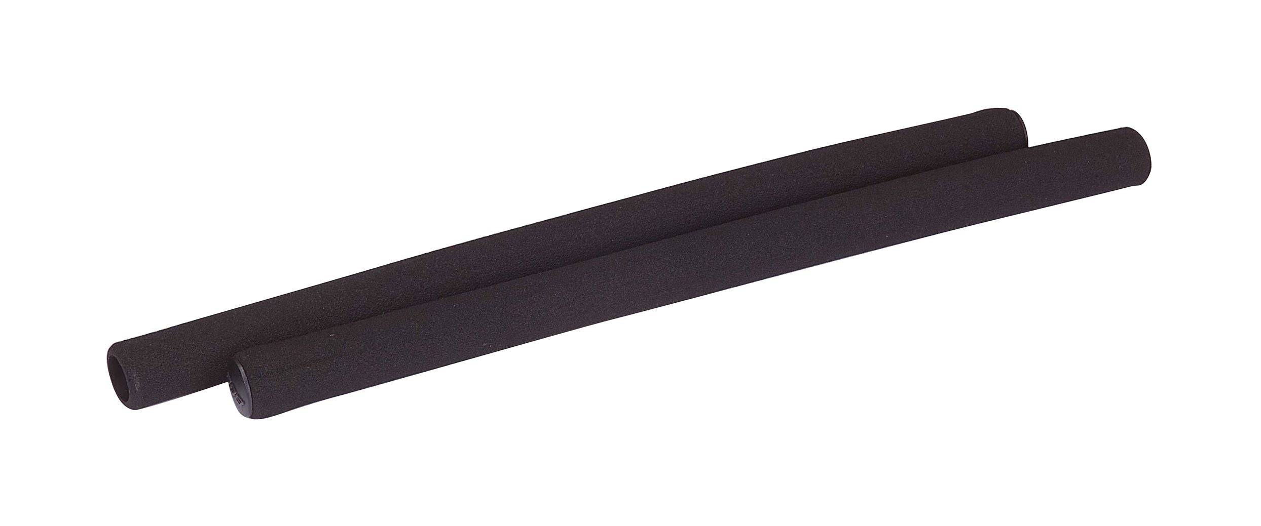 BBB BHG-27 MultiFoam trekking handlebar grips with end-caps, 400mm, featuring soft foam material for comfortable cycling.