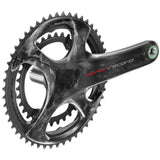 Campagnolo Super Record U-T 12x Aero Carbon chainset cranks with 8-bolt design, high-performance cycling component.