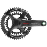 Campagnolo Super Record U-T 12x Aero Carbon crankset with 8-bolt design, showcasing lightweight, high-performance cycling components.